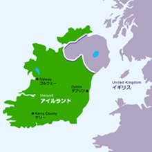 アイルランド地図